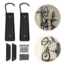 Kit 2 Suporte Parede Gancho Resistente Bicicleta Bike