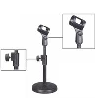 KIT 2 Suporte Pedestal Mesa Tripé P/ Microfones BM800 SF666