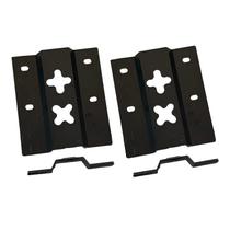 Kit 2 Suporte Pendurador De Espelho Quadro e Placas Fixação feito de Plástico ABS