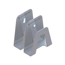 Kit 2 Suporte Porta Esponja Bucha Com Ventosa Para Pia Em Aço Inox - Kitchen Lar