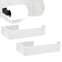 Kit 2 Suporte Porta Papel Higiênico Parede Adesivo 3m