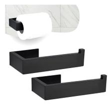 Kit 2 Suporte Porta Papel Higiênico Parede Adesivo 3M