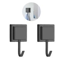 Kit 2 Suporte Porta Toalha Banheiro Cozinha Sem Furo Gancho 3m Aço Arthi