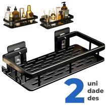 Kit 2 Suporte Shampoo Sabonete Banheiro Adesivo Parede Box Luxo Linha Premuim