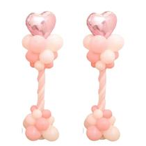 Kit 2 Suporte Telescopio Balão Bubble 1,75M Coluna Bexiga