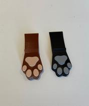 Kit 2 Suporte Trava Porta Patinhas de Cachorro Aparador Peso Cunha Calço Divertido Plástico Impressão 3D