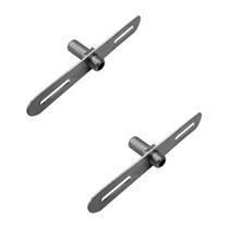 Kit 2 Suporte Travessa Pé De Galinha Prensa Cabo Lustre Luminária