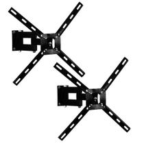 Kit 2 Suportes Articulados 4 Movimentos Tv 10" 56" Polegadas
