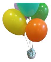 Kit 2 Suportes Balão 5 Hastes Varetas Cachepot Festa Bexiga Kit 2 Suportes Balão 5 Hastes Varetas Cachepot Festa Bexiga