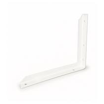 Kit 2 Suportes Cantoneira em L para Pia 25 x 18 cm Branco - NV462L