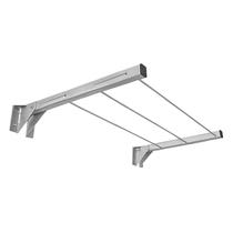 Kit 2 Suportes de Parede 4 Furos 50cm Varal Dobrável Lateral Kit 2 Suportes de Parede 4 Furos 50cm Varal Dobrável Lateral