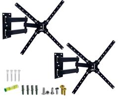 Kit 2 Suportes de Tv para Parede 4 Movimentos FORCELINE