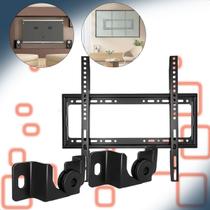 Kit 2 Suportes Fixos de Parede para TV 13 a 70 e 23 a 63 Universal até 60kg e 50kg Kit 2 Suportes Fixos de Parede para TV 13 a 70 e 23 a 63 Universal até 60kg e 50kg