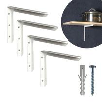 Kit 2 Suportes Master Pesada para Pias e Prateleira de 40 cm + Kit Instalação
