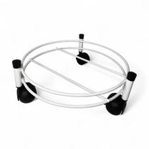 Kit 2 Suportes Para Botijão Galão Multiuso Com Rodízio 360 Kit 2 Suportes Para Botijão Galão Multiuso Com Rodízio 360