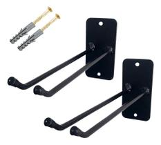 Kit 2 Suportes Porta Vassoura Rodo Parede Gancho Organizador