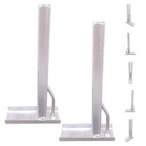 Kit 2 Suportes Reforçados de Fixação Para Motor de Portão Basculante 13cm Estrutura Segura