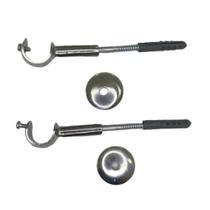 Kit 2 suportes simples para varão comum 19mm - cromado Kit 2 suportes simples para varão comum 19mm - cromado