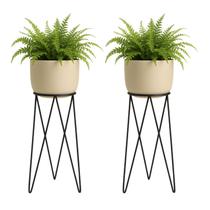 Kit 2 Suportes Tripé 60x15 para Vaso de Chão em Aço Carbono - NV517BPG Kit 2 Suportes Tripé 60x15 para Vaso de Chão em Aço Carbono - NV517BPG