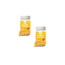 Kit 2 Supper Gummy Vit. D3 Sabor Manga 2x30 gomas Desincha