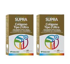 Kit 2 Supra Colágeno Tipo 2 Ultra 60 Capsulas - Herbamed