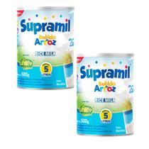 Kit 2 Supramil Bebida de Arroz sem Lactose Kids Unilife 200g