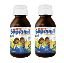 Kit 2 Supramil Xarope Infantil Guaco Limão Mel Unilife 120ml
