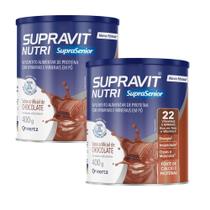 Kit 2 Supravit Nutri SupraSenior Sabor Chocolate 400g Kit 2 Supravit Nutri SupraSenior Sabor Chocolate 400g