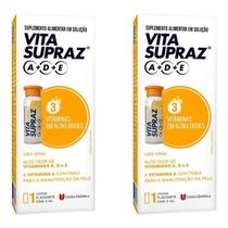 Kit 2 Supraz A+D+E Flaconete 3ml - União Química Kit 2 Supraz A+D+E Flaconete 3ml - União Química
