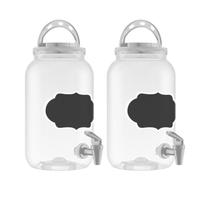 Kit 2 Suqueira Lousa Com Torneira Para 3,6 Litros Alça Retrátil Kit 2 Suqueira Lousa Com Torneira Para 3,6 Litros Alça Retrátil