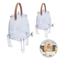 Kit 2 Suqueira Refresqueira Suco Acrílico Festa 5lts E 16lts FRG0345 Frigopro