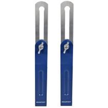 Kit 2 Suta Carpinteiro Transferir Ângulo 8'' 200mm Inox