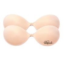 Kit 2 Sutia Adesivo Colar Levanta E Junta Os Seios Cor Nude