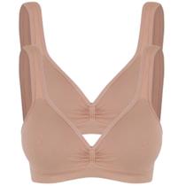 Kit 2 Sutiã Bojo Top Daily Sem Costura Trifil Reforçado