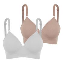 Kit 2 sutiã com bojo trifil daily reforçado sem costura Kit 2 sutiã com bojo trifil daily reforçado sem costura