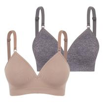 Kit 2 Sutiã Com Bojo Trifil Daily Reforçado Sem Costura