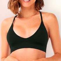 Kit 2 Sutiã Cropped Top sem Bojo Nadador Kit Top Soutien Lingerie Feminina