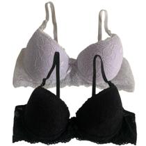 Kit 2 Sutiã De Bojo Feminino De Renda Íntimo Conforto Lingerie Soutien Básico Casual