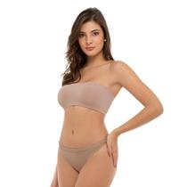 Kit 2 Sutia Faixa Sem Alça Top Sem Costura Sem Bojo Microfibra Trifil Canelado Original Kit 2 Sutia Faixa Sem Alça Top Sem Costura Sem Bojo Microfibra Trifil Canelado Original