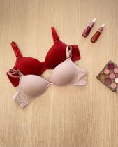 Kit 2 Sutiã infantil menina moça de bojo juvenil microfibra Kit 2 Sutiã infantil menina moça de bojo juvenil microfibra