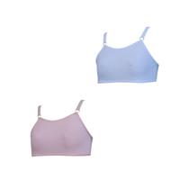Kit 2 Sutiã Infantil Menina Sem Bojo Com Regulagens Tamanho:GCor:Variados