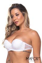 Kit 2 Sutiã sem alça Reforçado Sustentação Renda Bojo Inteiriço Sutia Moda Intima Feminino Lingerie Costa Nua