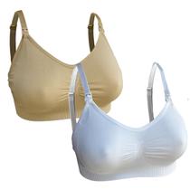 Kit 2 Sutiã Soutien Amamentação Bojo Plus Size Reforçado Bom Bojo Sem Aro