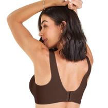 Kit 2 Sutiã Termofusionado Top Laser Bojo Removível sem costura c/ fecho