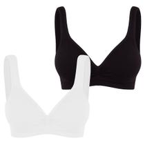 Kit 2 sutia top daily trifil com bojo sem costura original