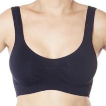 Kit 2 Sutiã Top Lupo Loba Sem Costura Microfibra Soutien