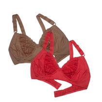 Kit 2 Sutian Sem Bojo Reforcado Plus Size Conforto Laycra Kit 2 Sutian Sem Bojo Reforcado Plus Size Conforto Laycra