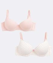 Kit 2 Sutiãs Com Base E Com Bojo Coração Marisa-92232