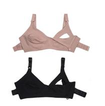 Kit 2 Sutiãs de Amamentação Algodão Antialergico DelRio 40205