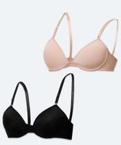 Kit 2 Sutiãs Push Up Com Bojo DelRio-68604